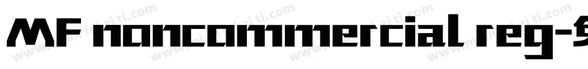 MF noncommercial reg字体转换